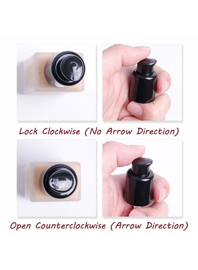 MORICHS 2PCS Replacement Foundation Pump For MAC Studio Fix Fluid Foundation(Black) - Image 5